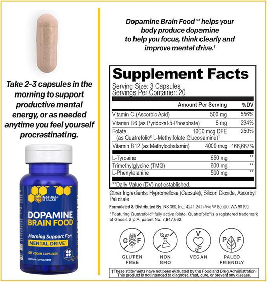 Dopamine Brain Food Supplement